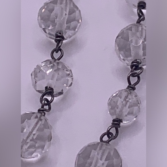 Silpada Vintage Sterling & Quartz Lariat Front Toggle Closure Necklace - Picture 10 of 16